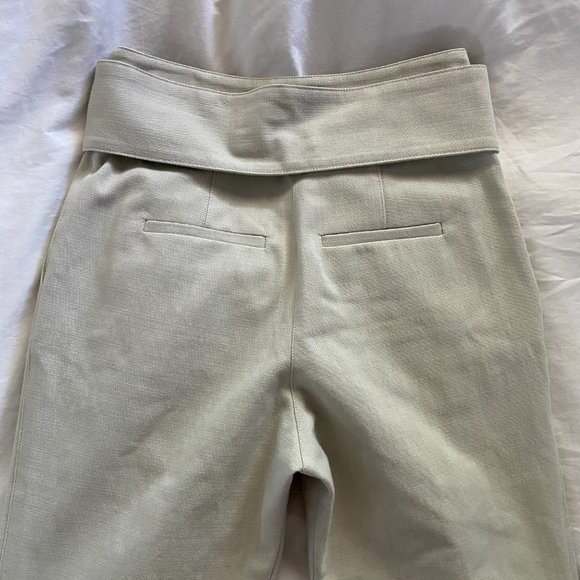 IRO beige tapered high waist straight trouser pants - 100% cotton - NWT - Picture 13 of 15